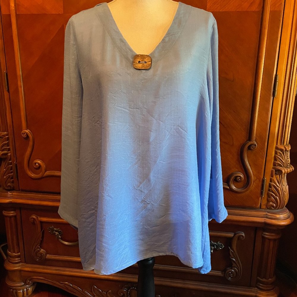 "Endless Designs" Blue Tunic